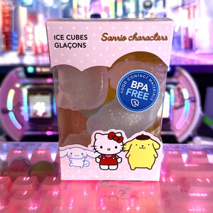 Hello Kitty Ice Cubes Reusable Plastic 2023 Sanrio Non Melting Cocktail Drink